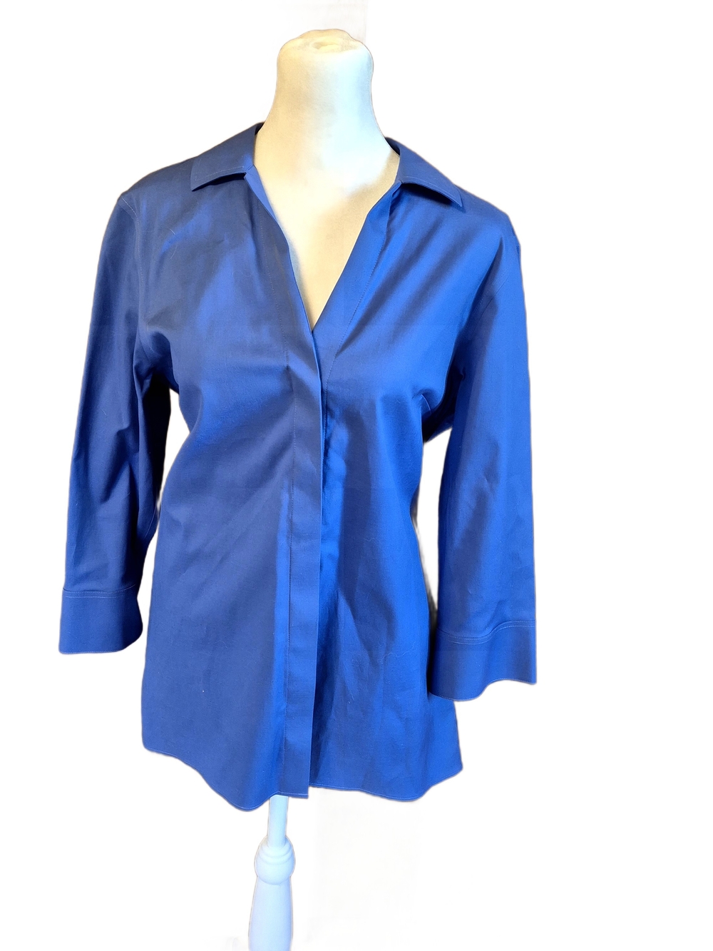 Foxcroft Button-Down Shirt in Royal Blue